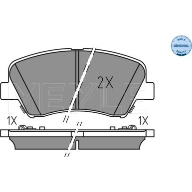 Bremsbelagsatz Hyundai P. I30/Veloster 1.4-1.6 Crdi 11 | 025 256 9218