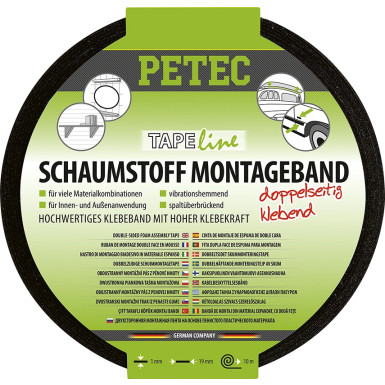 Petec Montageband 19 mm X 1 mm X 10 M | 87200