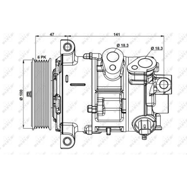 Kompressor, Klimaanlage | 32882