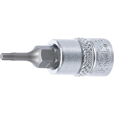 BGS Bit-Einsatz | Antrieb Innenvierkant 6,3 mm (1/4"""") | T-Profil (für Torx) T8 | 2589