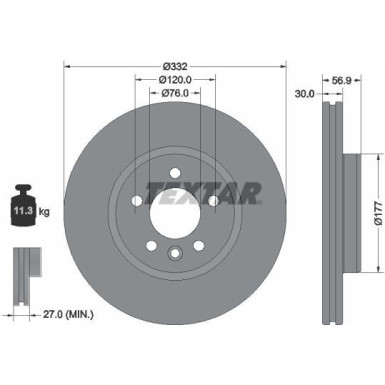 Bremsscheibe | 92307705