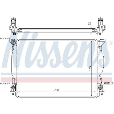 Wasserkühler PKW | AUDI A4 00 | 60306A