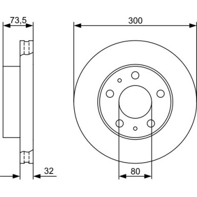 Bremsscheibe VA | CITROEN,FIAT,PEUGEOT 06 | 0 986 479 315