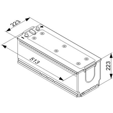 T4 078 BOSCH | NKW-Batterie | 12V 170Ah 1000A | 0 092 T40 780