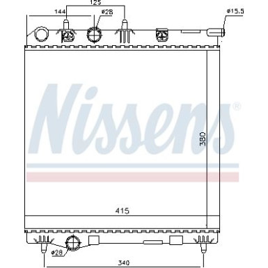 Wasserkühler PKW | PEUGEOT 207 1,6i 06 | 636002