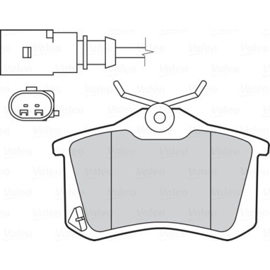 VALEO Bremsbeläge | 301681