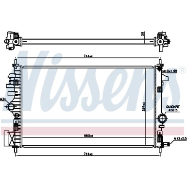 Wasserkühler PKW | Opel Insignia 08 | 630773