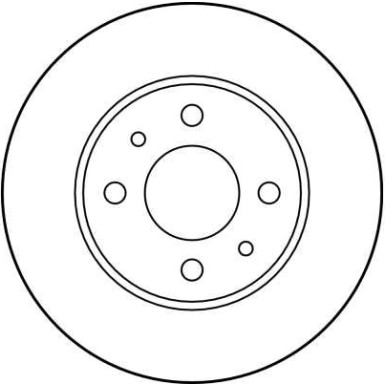 Bremsscheibe Fiat S. 500/Panda 07 | DF1745