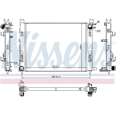 Wasserkühler PKW | DACIA LODGY 12 | 637624