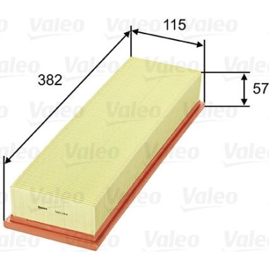 VALEO Luftfilter | 585014