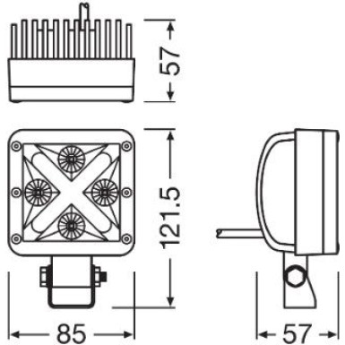 LEDriving CUBE MX85-SP | Osram | Arbeitsscheinwerfer | LEDDL101-SP