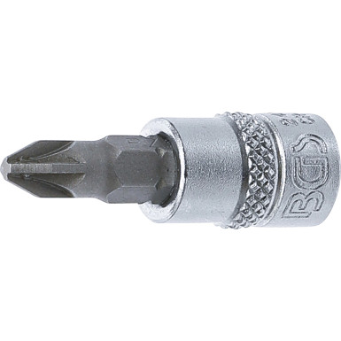 BGS Bit-Einsatz | Antrieb Innenvierkant 6,3 mm (1/4"""") | Kreuzschlitz PZ2 | 2491