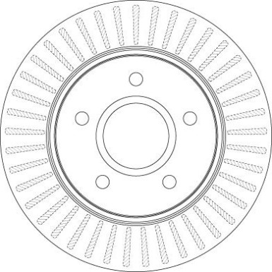 Bremsscheibe Chrysler P. Grand Voyager 2.8 Crd 07 | DF6253S