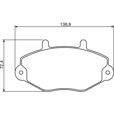 Bremsklötze | FORD | 0 986 494 289