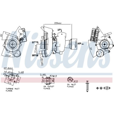 Nissens Turbo | BMW X3 11 | 93529