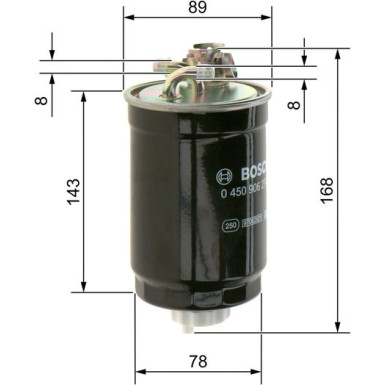 Kraftstofffilter | SEAT,SKODA,VW | 0 450 906 274