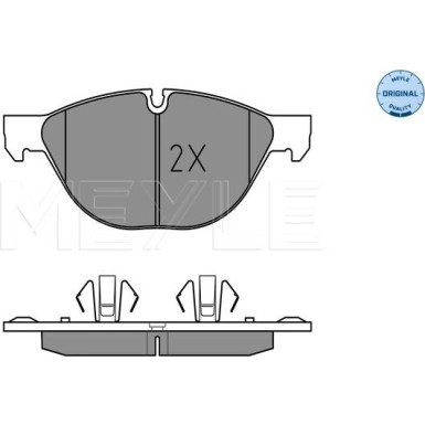 Bremsbelagsatz Bmw P. E70/E71 X5/X6 3.0-4.8 07-08 | 025 241 7219