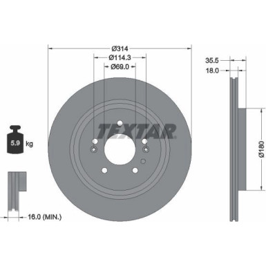 Bremsscheibe | 92347503