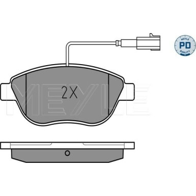 Bremsbelagsatz Fiat P. Punto/Qubo 09 | 025 237 0918/PD