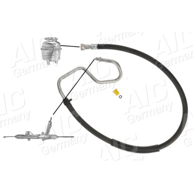 Hydraulikschlauch, Lenkung | FORD Focus 98 | 57174