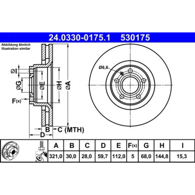 Bremsscheibe Audi S. A6/A8 2.0-6.0 Quattro 02-11 Power Disc | 24.0330-0175.1