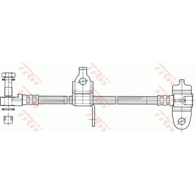 Bremsschlauch VA re | FORD Transit 00 | PHD990