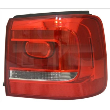 Heckleuchte L O K-PLATTE ROT/WEISS | VW TOURAN 5,10-5,15 | 7279,658,1