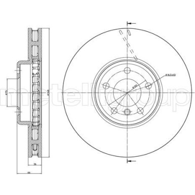 CIFAM Bremsscheibe | 800-1328C