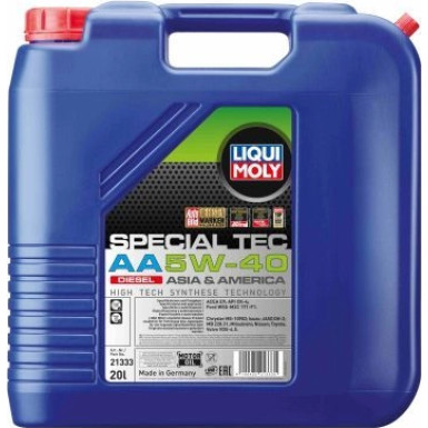 Liqui Moly Special Tec AA 5W-40 Diesel 20 l | 21333 | 20L Kanister Kunststoff