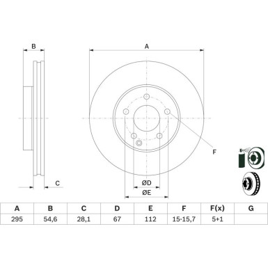 Bremsscheibe | MERCEDES E-Klasse | 0 986 479 039