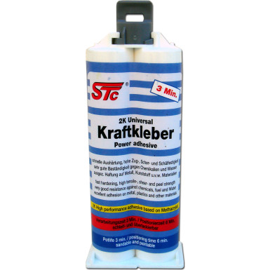 STC 2K Universal Kraftkleber 3 Min Doppelkartusche 50 ml | 77045