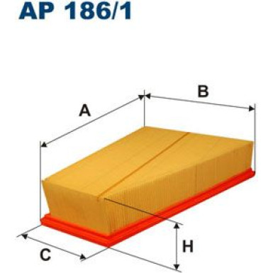 FILTRON Luftfilter | AP 186/1