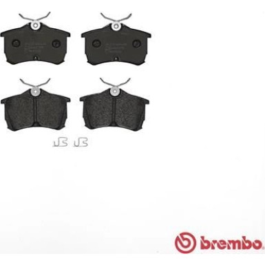 BREMBO Bremsklötze HA | HONDA Accord 97-12 | P 28 030