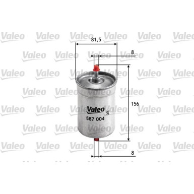 VALEO Kraftstofffilter | 587004