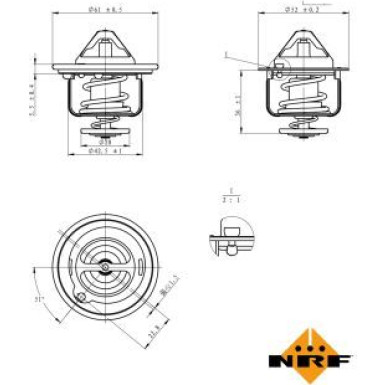 Thermostat, Kühlmittel | 725143