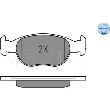 Bremsbelagsatz Fiat P. Bravo/Brava/Marea 95-02 Mit Sensor | 025 219 3017/W