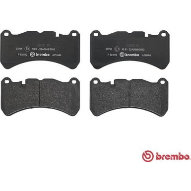 BREMBO Bremsklötze VA | MERCEDES C209/R171 (AMG) 02 | P 50 092