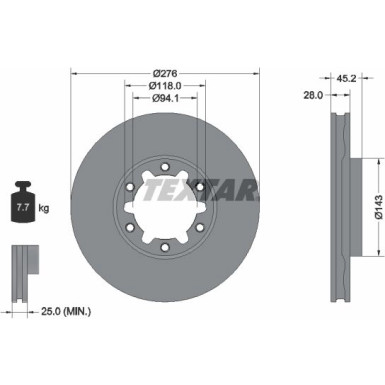 Bremsscheibe | 92338603