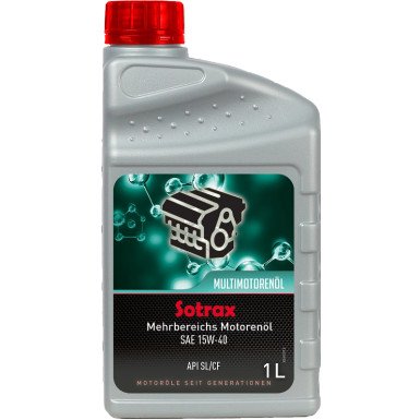 SOTRAX Motoröl 15W-40 1L | 1 Liter | 1211130