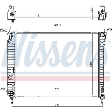 Wasserkühler PKW | Chevrolet Captiva 06 | 616905