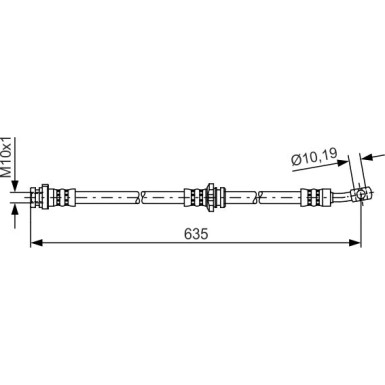 Bremsschlauch | NISSAN Qashqai | 1987481432