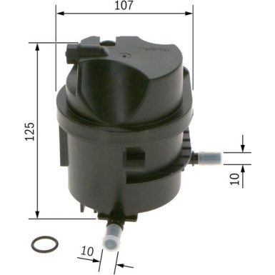 Kraftstofffilter | PEUGEOT,FORD,CITROEN,MAZDA,TOYOTA | 0 450 907 007