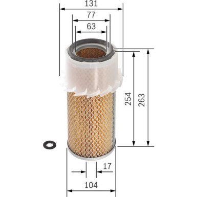 Luftfilter | ACKERMANN,CUMMINS,FIAT,FORD,TOYOTA | 1457433200