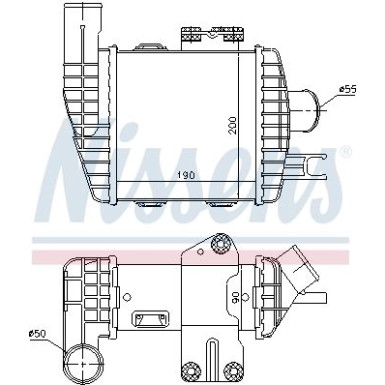 Ladeluftkühler PKW | HYUNDAI TUCSON 2.0 CDRi 04 | 96661