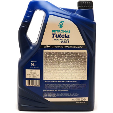 PETRONAS Tutela Force4 | 5 Liter, Automatikgetriebeöl | 76014M12EU