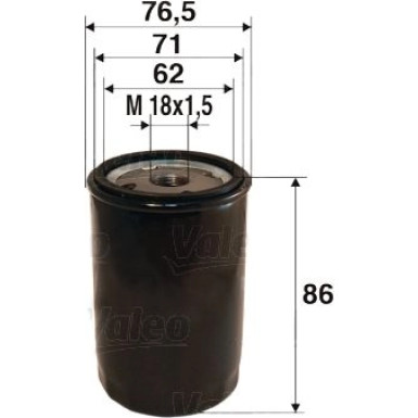 VALEO Ölfilter | 586010