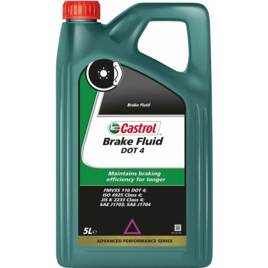 Castrol Brake Fluid DOT 4 Bremsflüssigkeit 5 Liter | 15CD1B