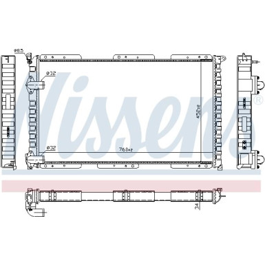 Wasserkühler PKW | RENAULT MASTER II 2,5 D AC 97 | 63922