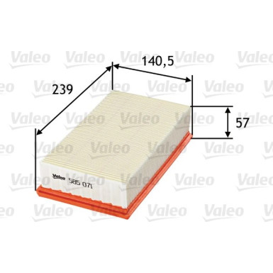 VALEO Luftfilter | 585071