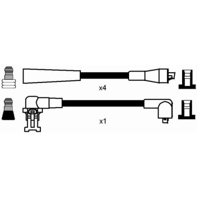 RC-RN620 NGK | Zündkabelsatz | RENAULT Clio I 96-96 | 8487